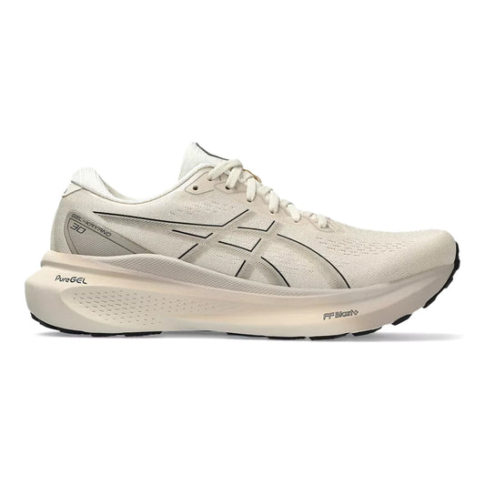Men's Asics GEL-Kayano 30, Oatmeal/Black, 9 D Medium